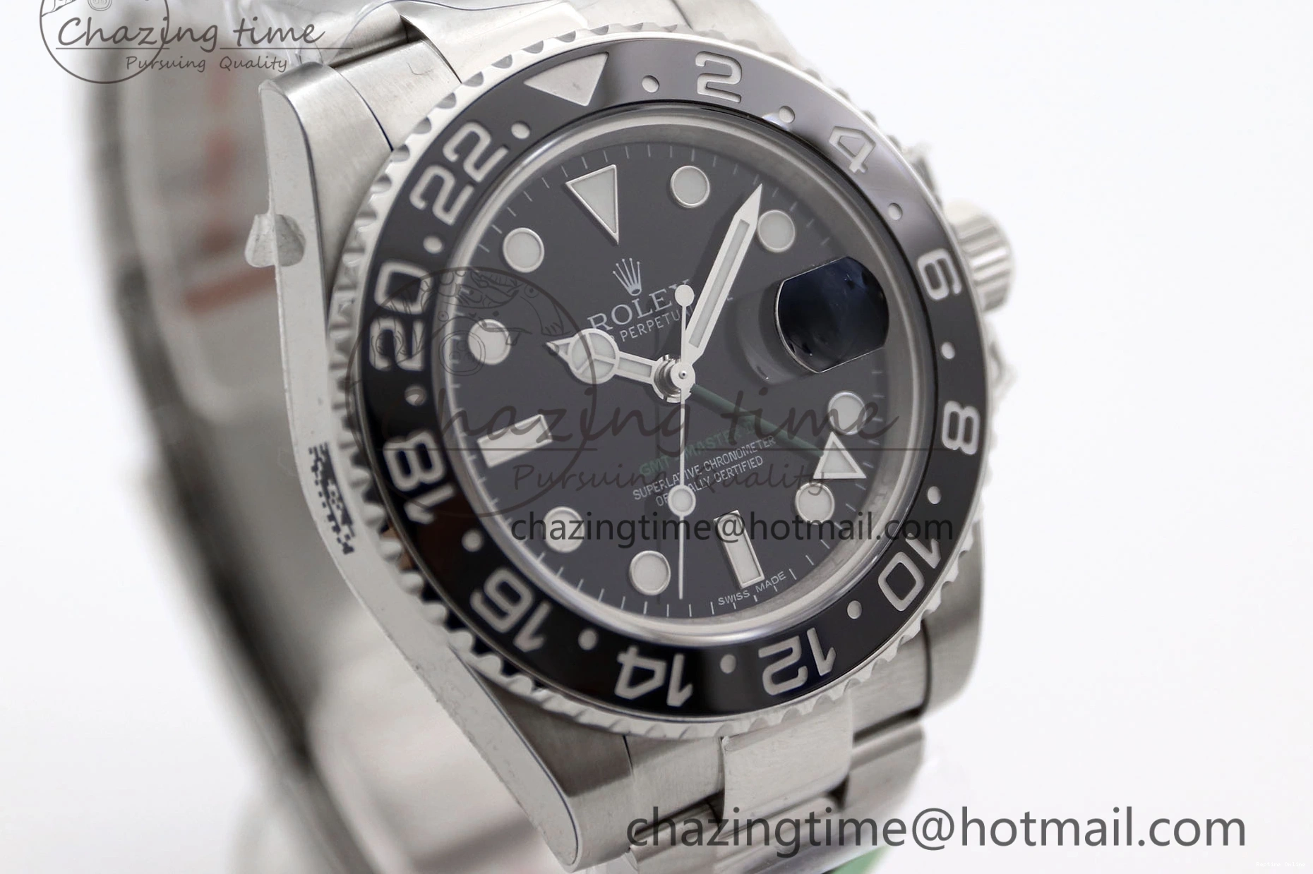 0215 Tailored GMT Master II 116710 LN 904L SS TW+ Best Edition on Oyster Bracelet VR3186 CHS 1980